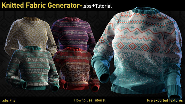 Knitted Fabric Generator + Tutorial