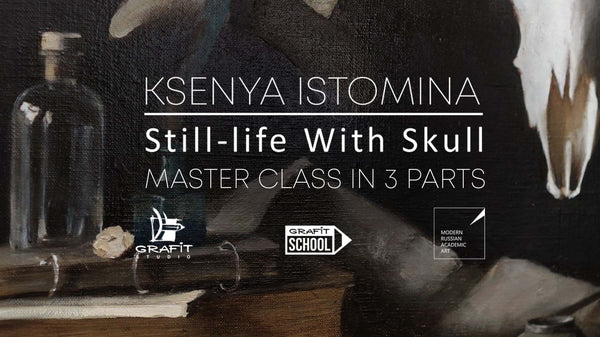 Still-life With a Skull by Ksenya Istomina