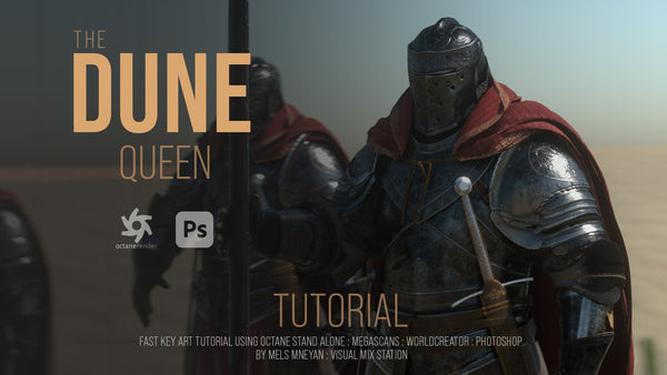 "Duen Queen" Fast Keyframes Tutorial for Octane & Photoshop