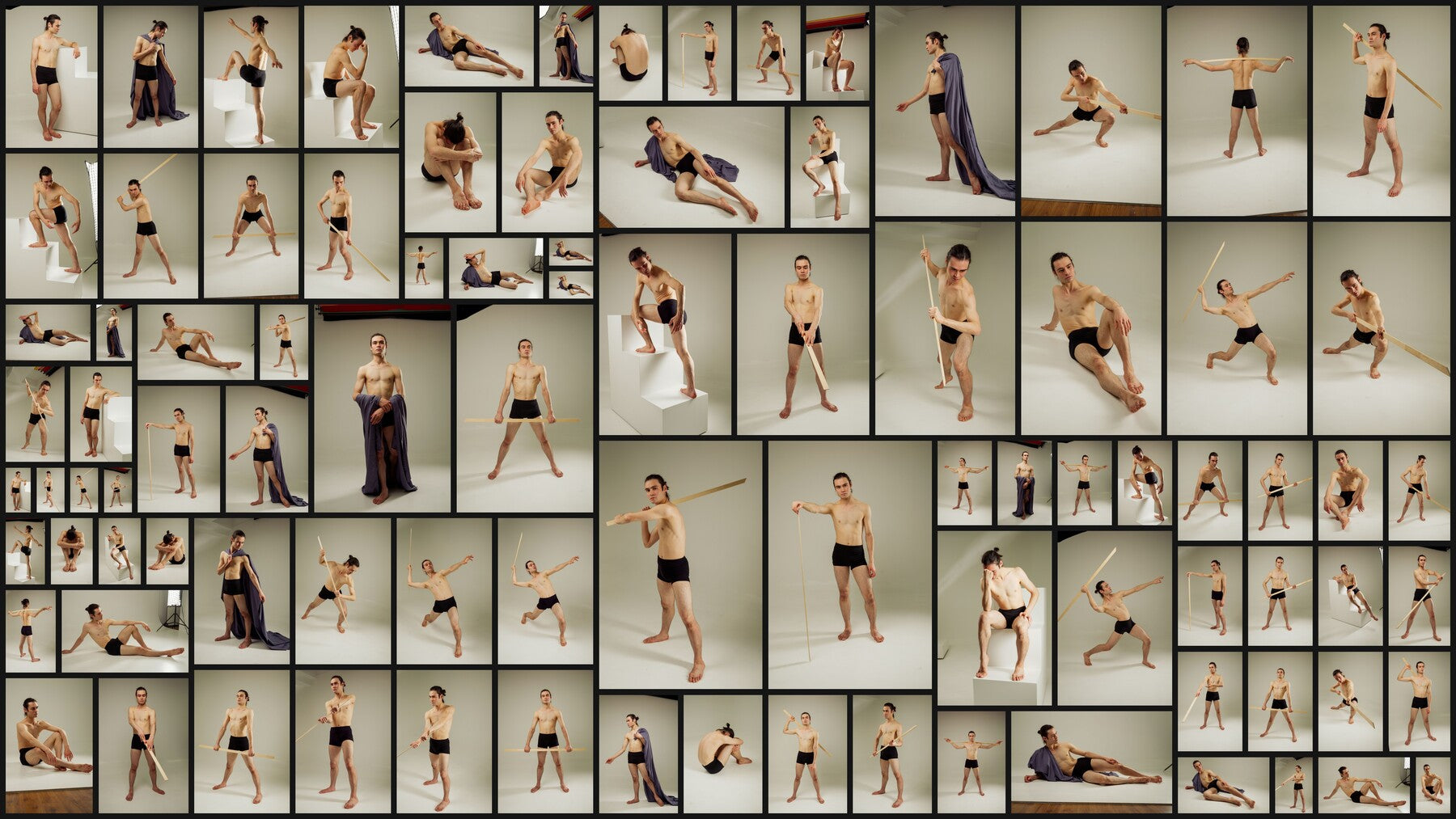 290+ Flexible Male Poses - Reference Photos