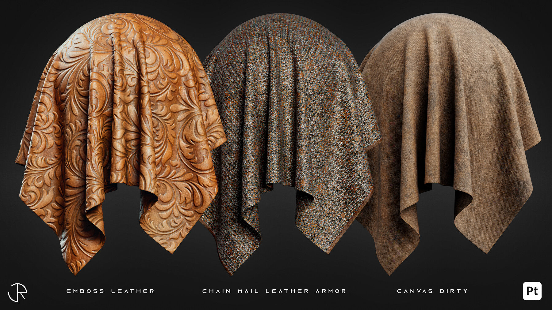 Medieval Fabric & Leather Smart Materials for Substance 3D Painter