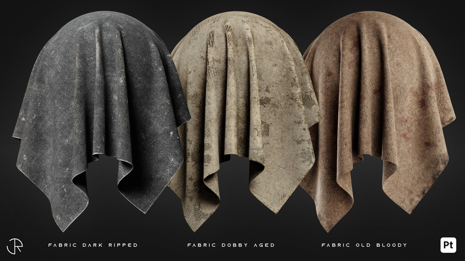 Medieval Fabric & Leather Smart Materials for Substance 3D Painter