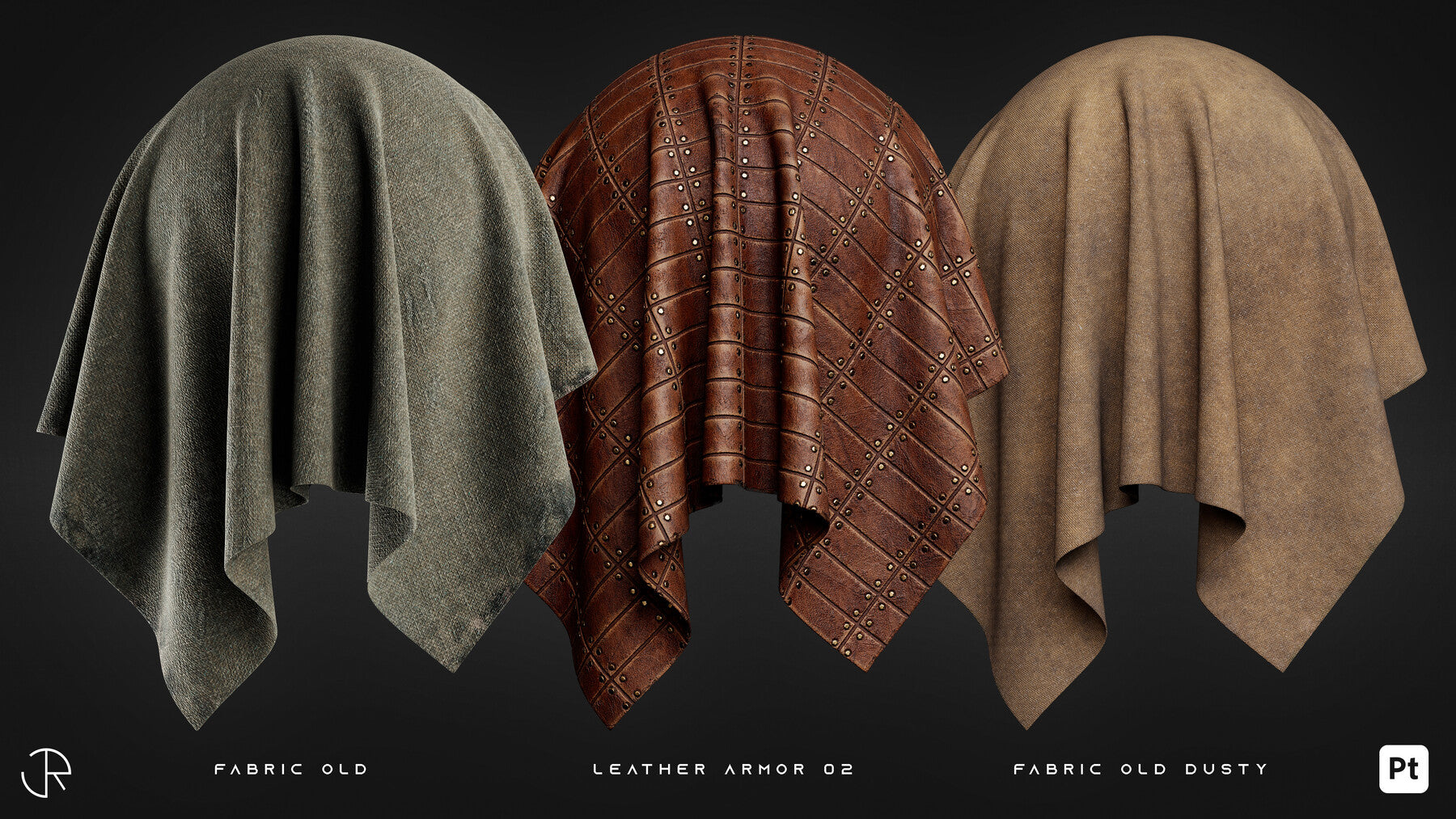 Medieval Fabric & Leather Smart Materials for Substance 3D Painter