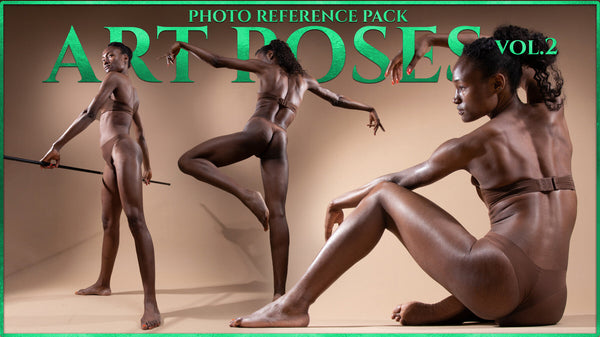 Art Poses vol.2 Photo Reference Pack For Artists 650 JPEGs