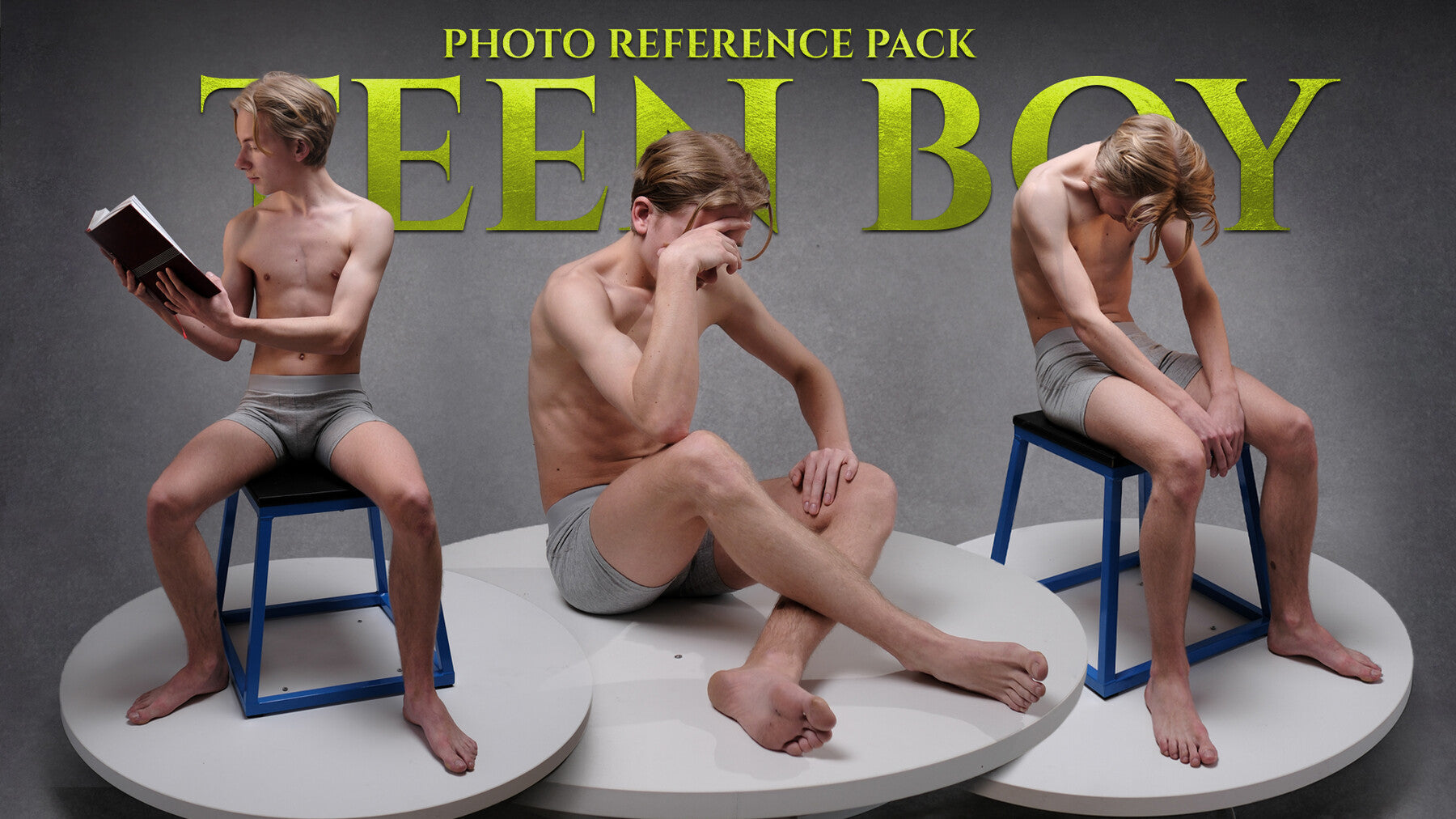 A Teen Boy- Photo reference pack for artists 781 JPEGs