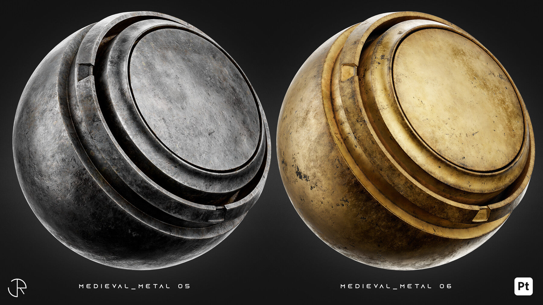 Medieval Wood & Metal Smart Materials for Substance 3D Painter