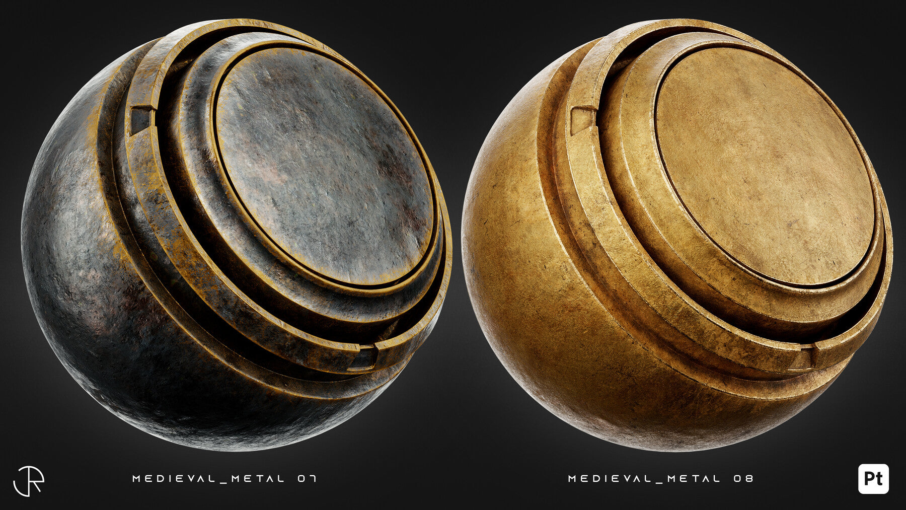 Medieval Wood & Metal Smart Materials for Substance 3D Painter