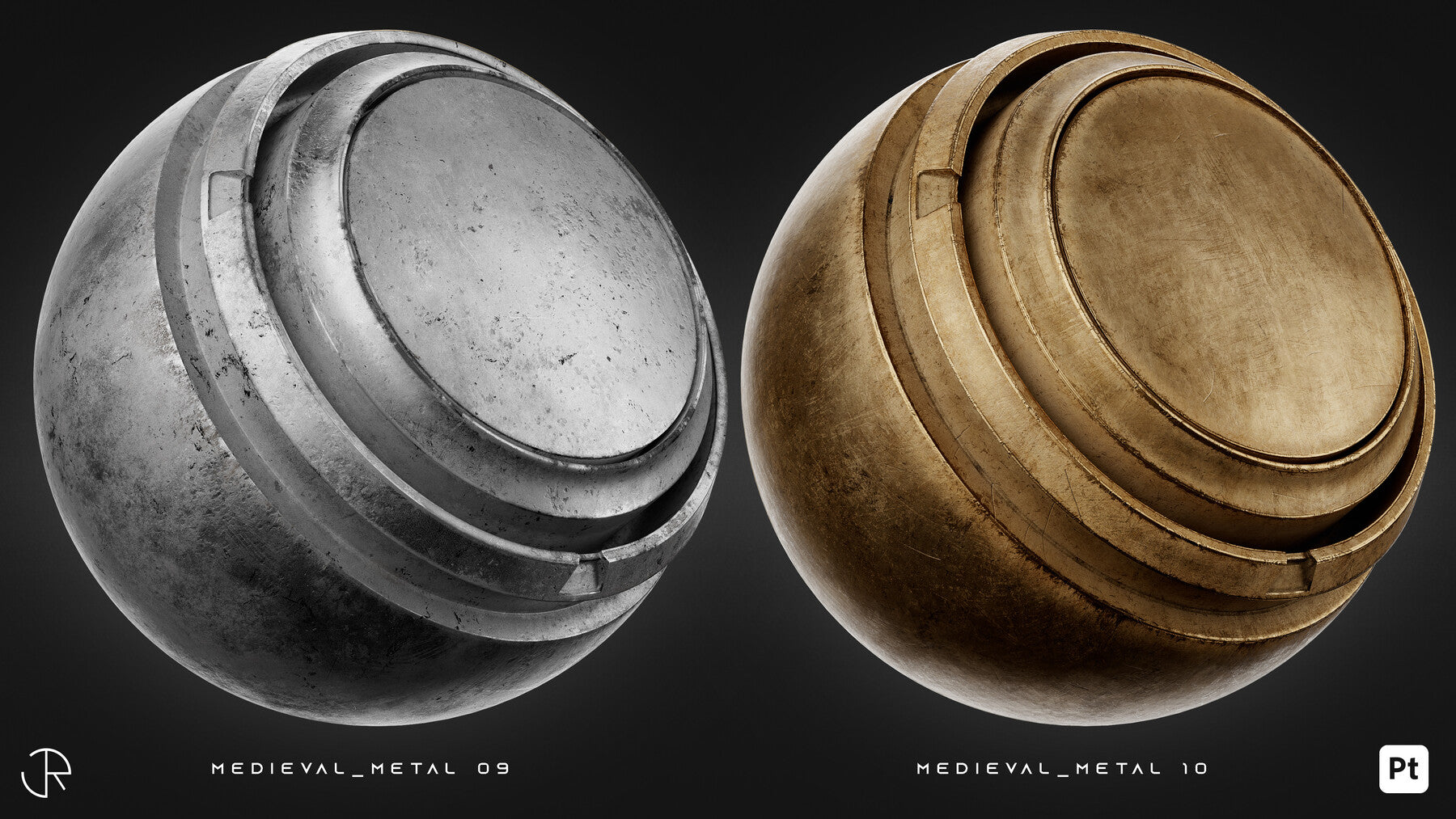 Medieval Wood & Metal Smart Materials for Substance 3D Painter