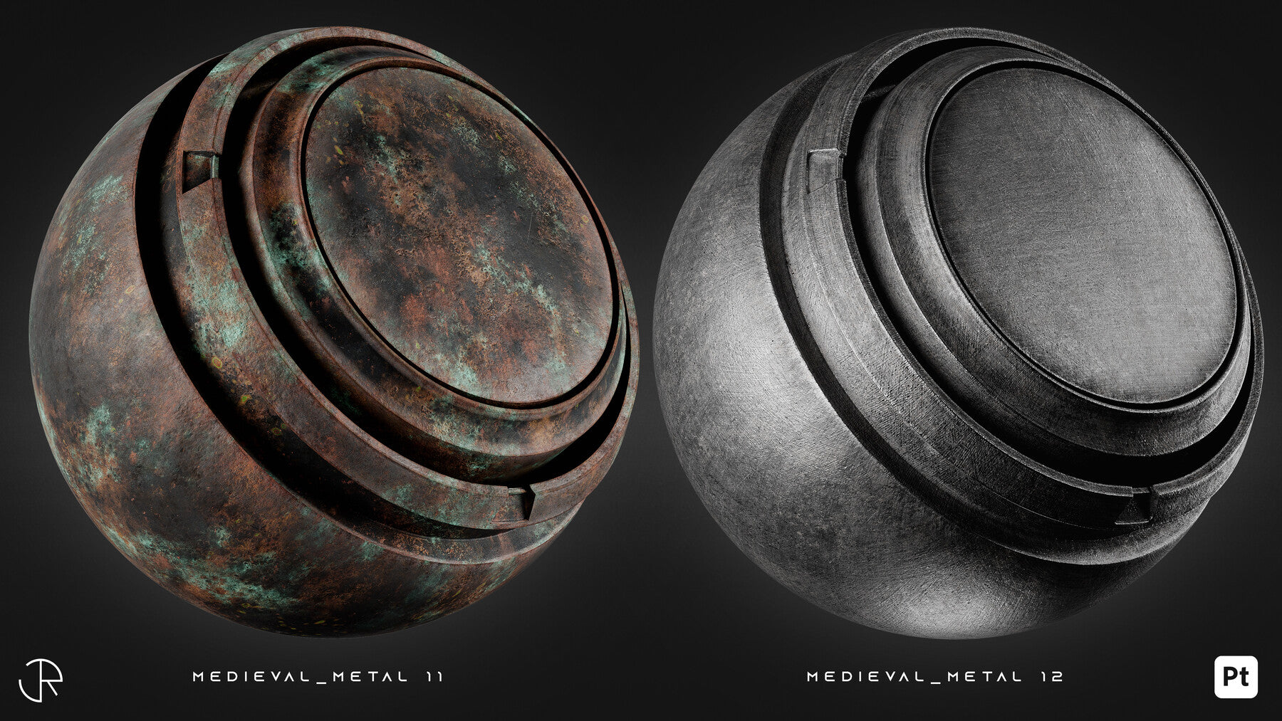 Medieval Wood & Metal Smart Materials for Substance 3D Painter