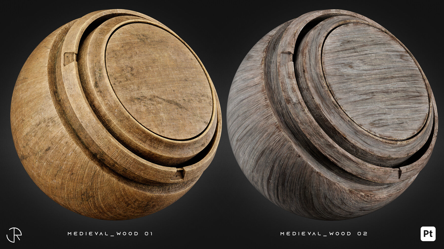 Medieval Wood & Metal Smart Materials for Substance 3D Painter