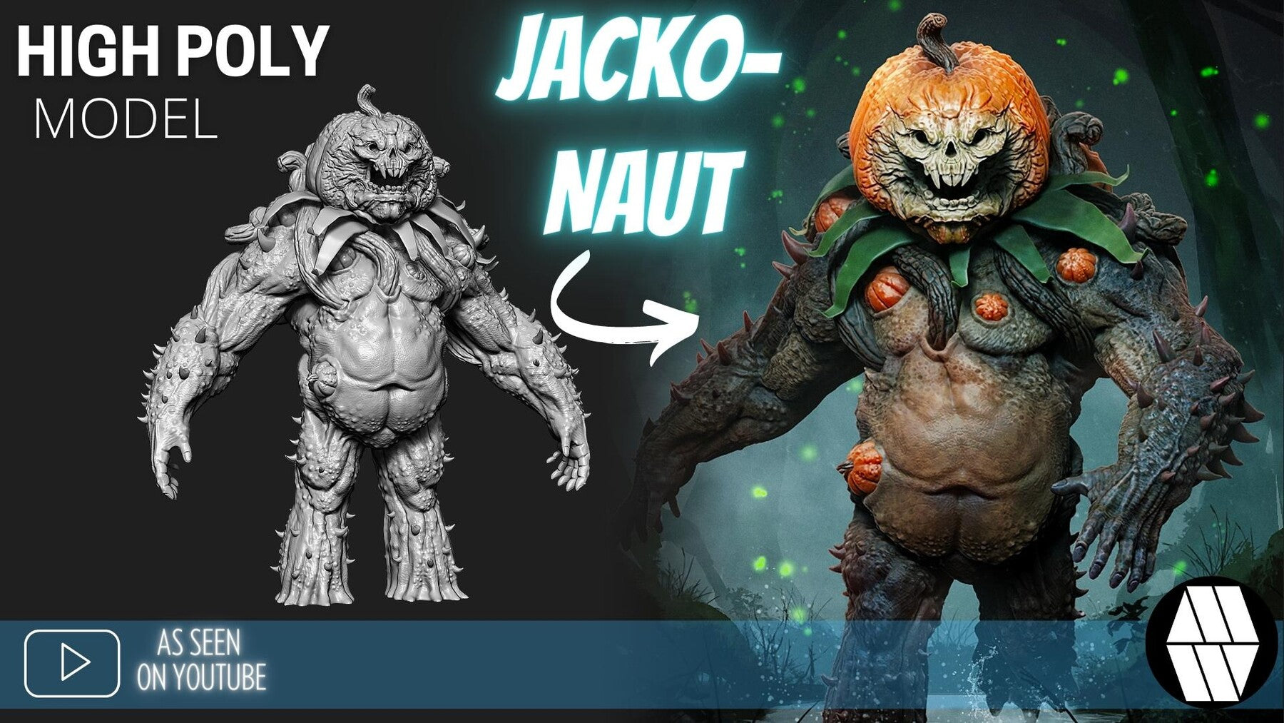 ZBrush Model: Jacko-Naut High Poly ZTL & FBX