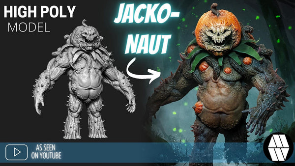 ZBrush Model: Jacko-Naut High Poly ZTL & FBX