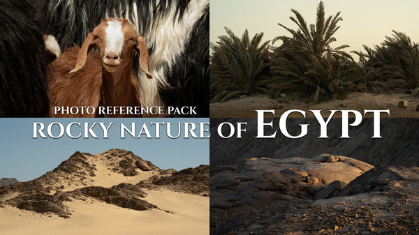 Rocky Nature Of Egypt- Photo Reference Pack For Artists 227 JPEGs