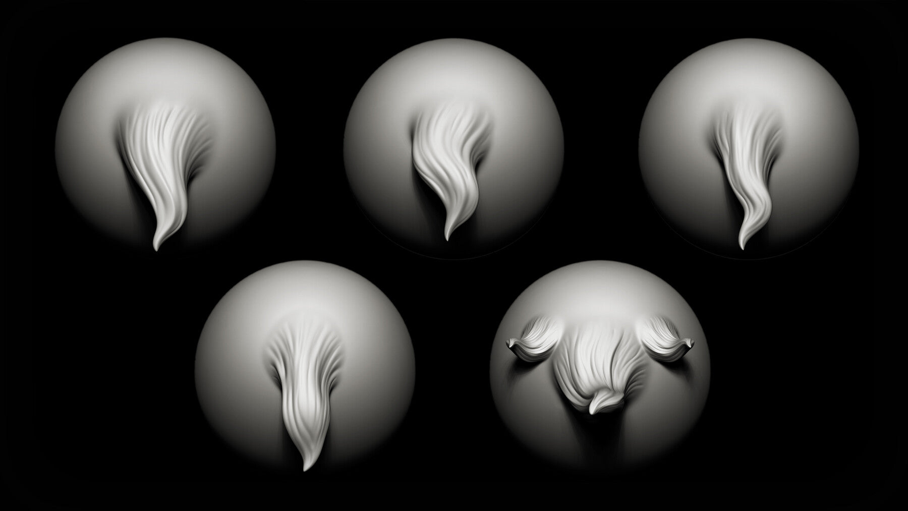 Zbrush + Blender - 20 Stylized Fur VDM Brush