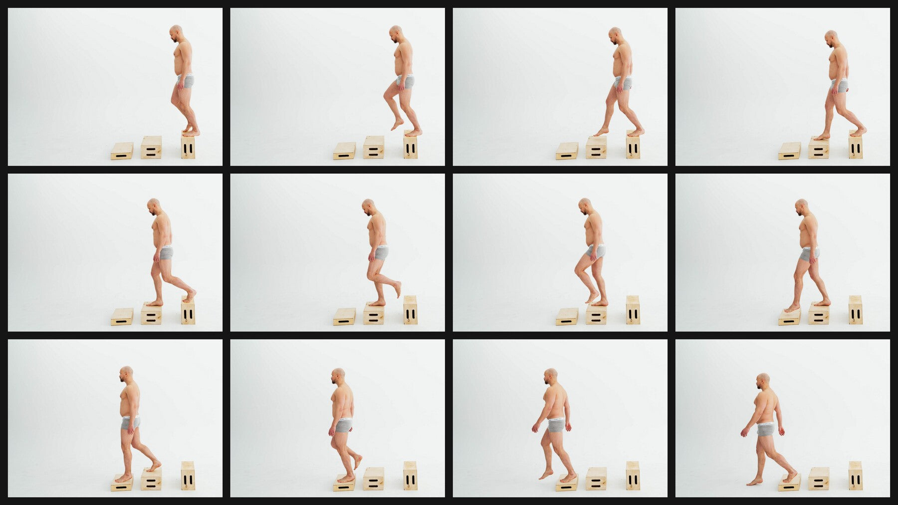 600+ Male Body in Motion - Reference Photos (Sequential Movement)