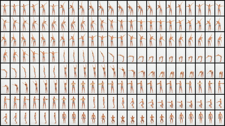 600+ Male Body in Motion - Reference Photos (Sequential Movement ...