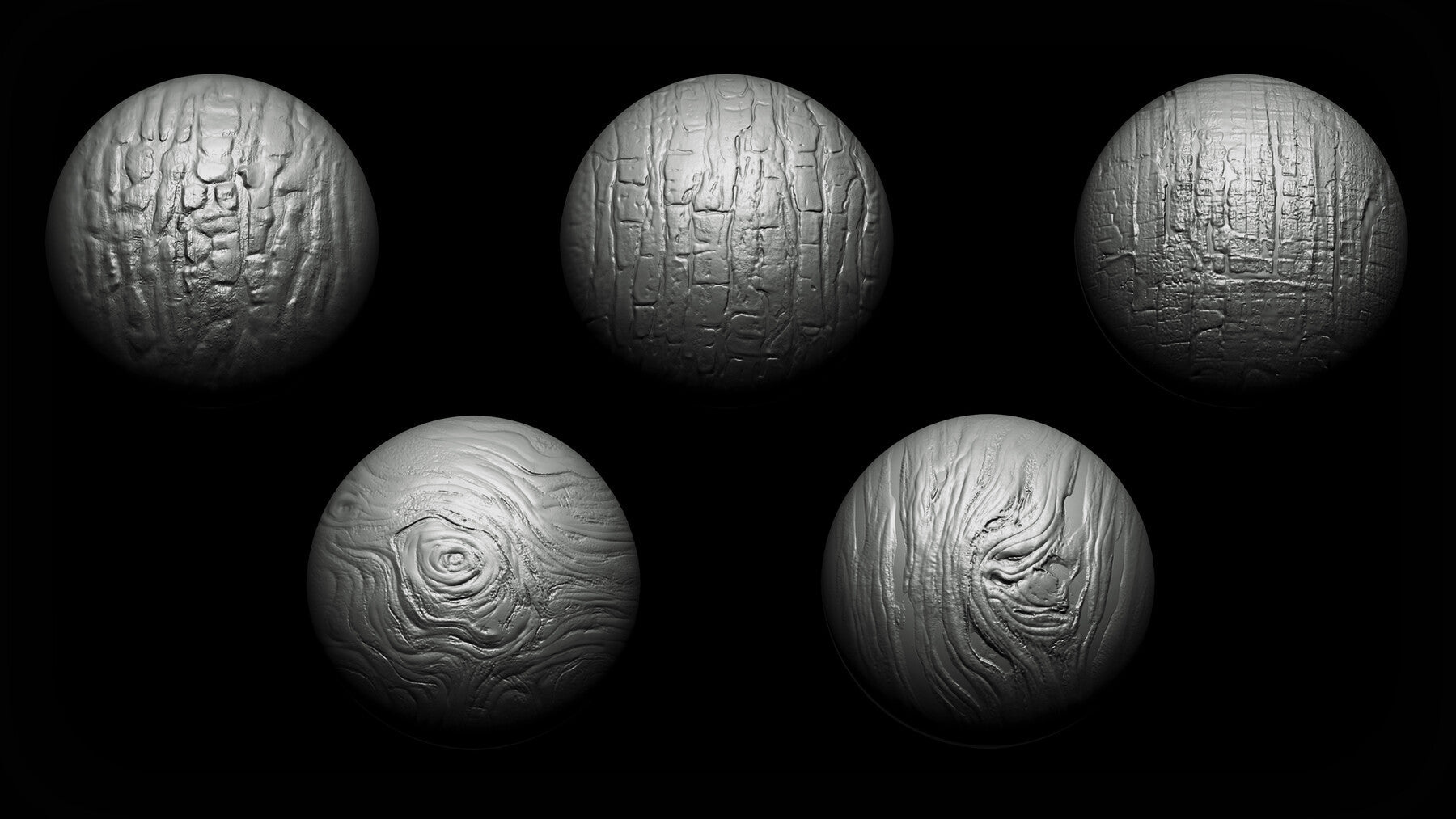 Zbrush + Blender - 40 Wood Details VDM Brush