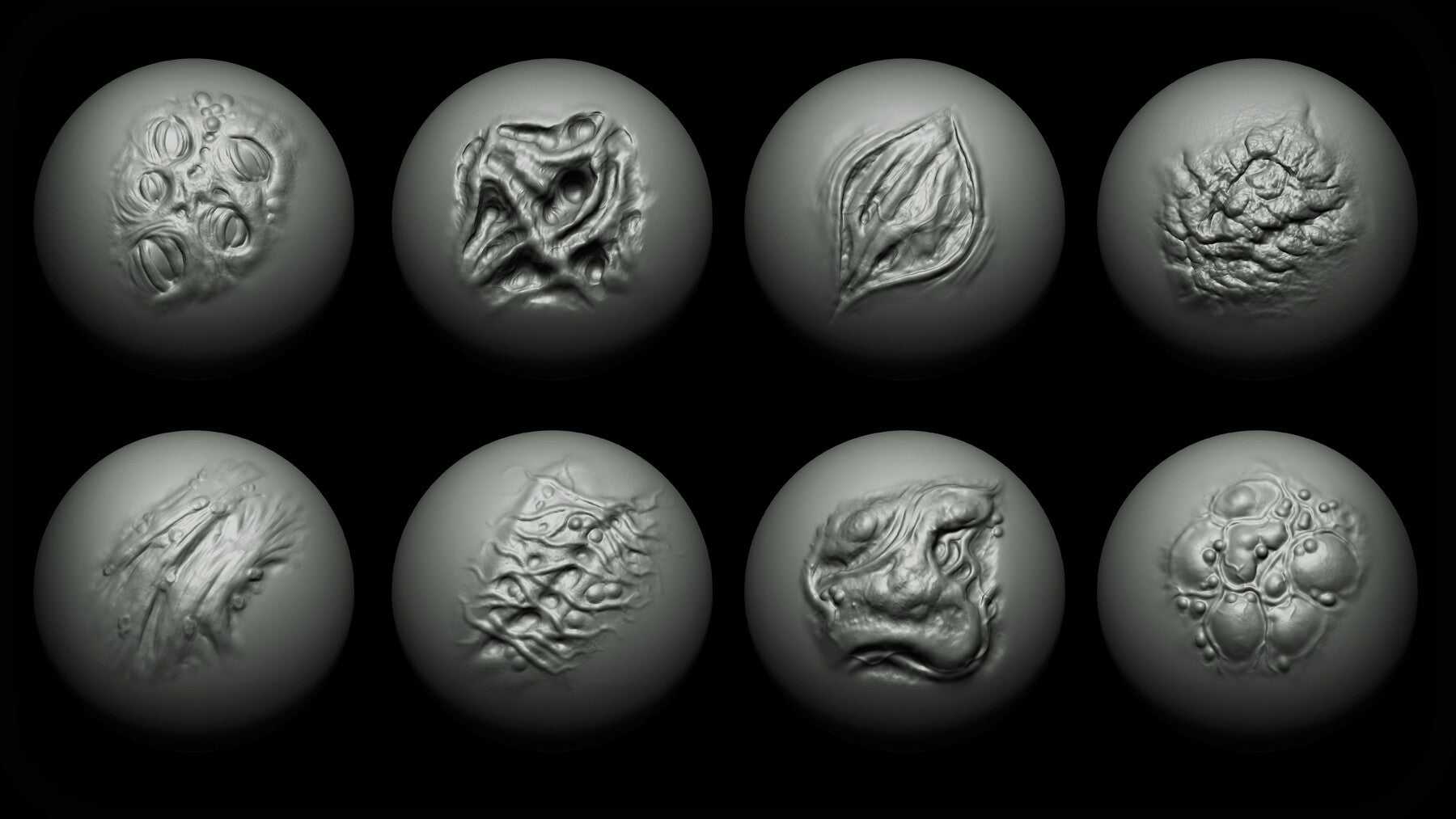 Zbrush + Blender - 40 Zombie VDM Brush