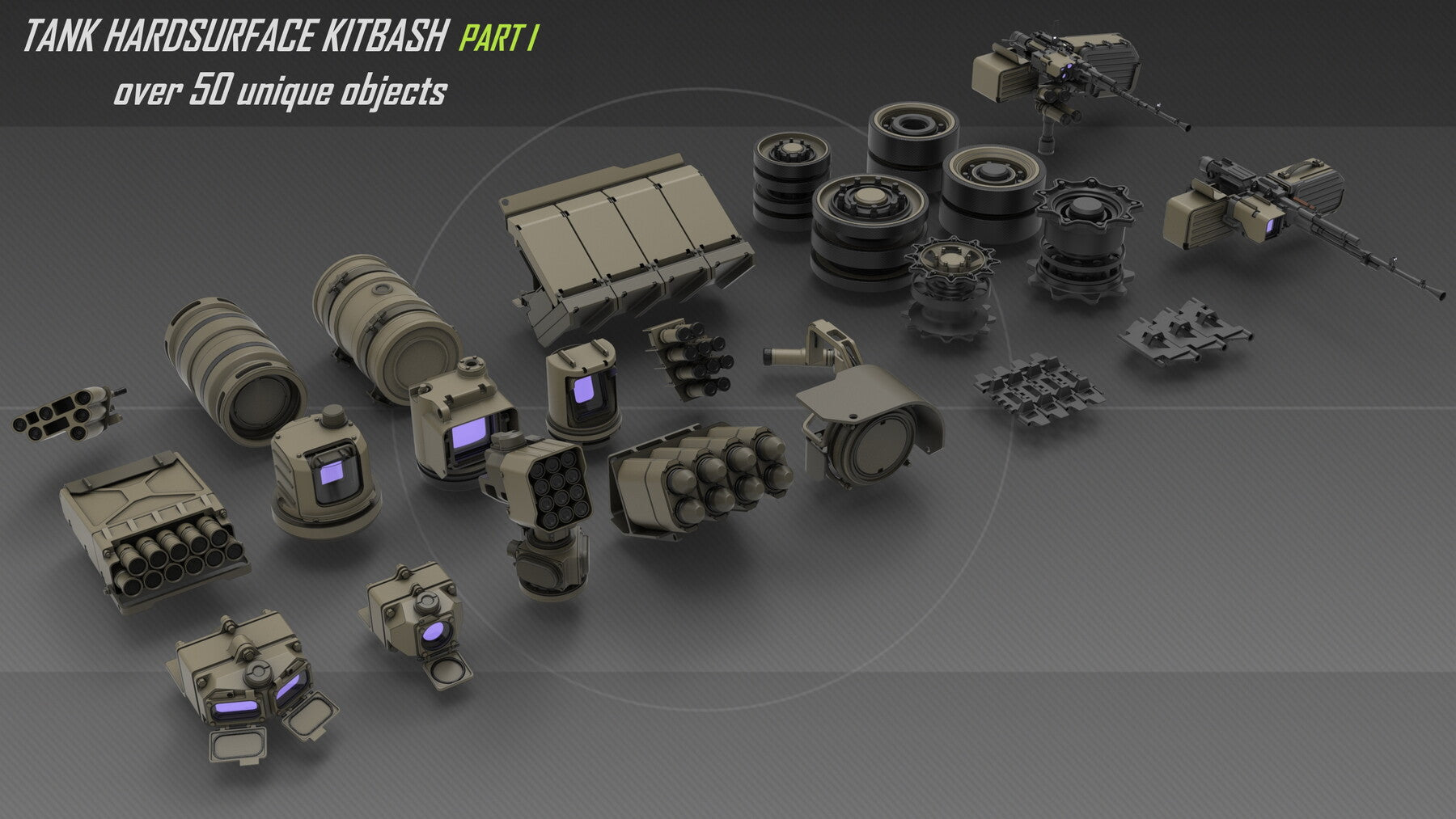 Tank hardsurface kitbash