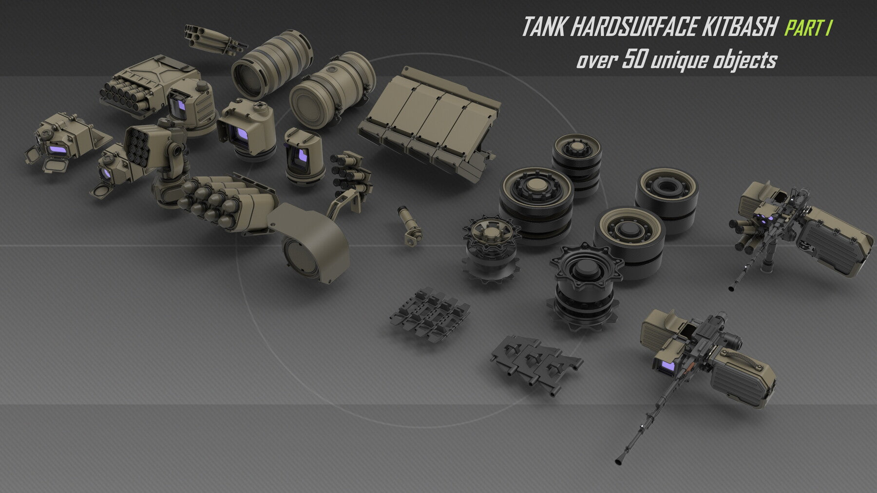 Tank hardsurface kitbash