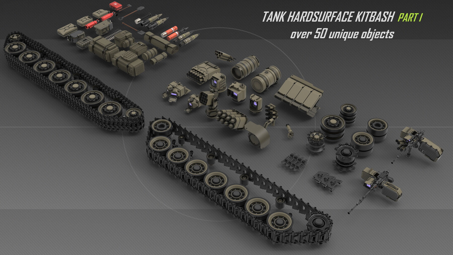 Tank hardsurface kitbash