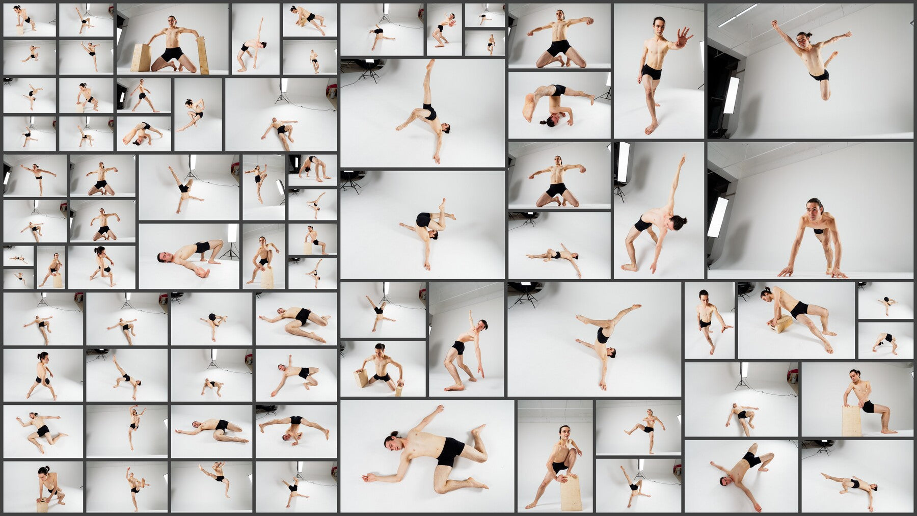 250+ Dynamic Male Wide-Angle Poses - Reference Image