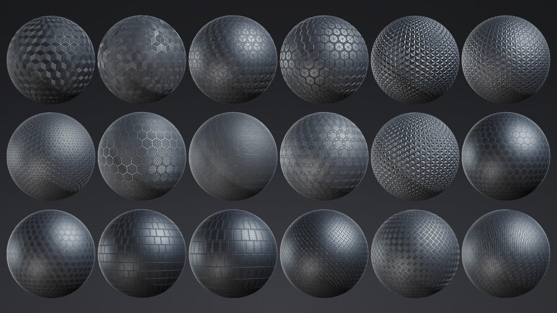 Sci-Fi Smart Materials + Sci-Fi pattern + PBR Textures