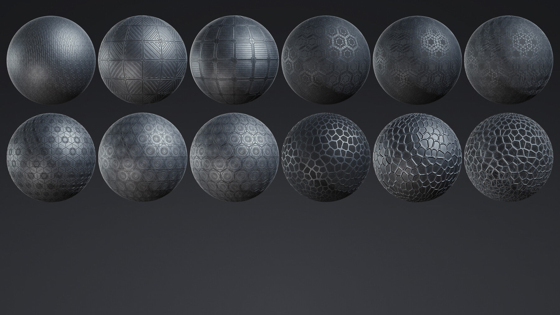 Sci-Fi Smart Materials + Sci-Fi pattern + PBR Textures