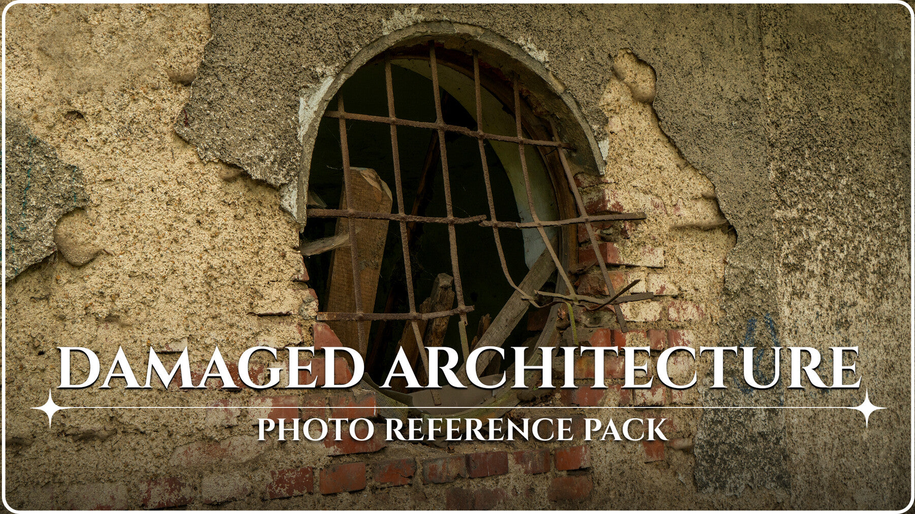 Damaged Architecture Photo Reference Pack For Artists 513 JPEGs