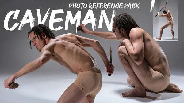 A Caveman- Photo Reference Pack For Artists 383 JPEGs