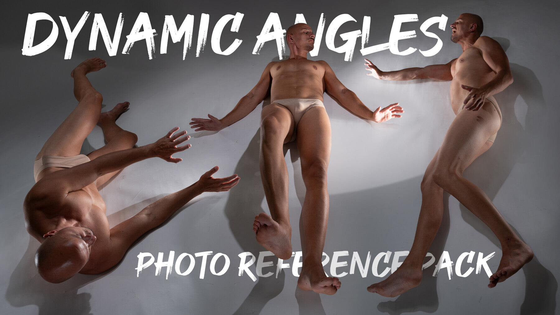 Dynamic Angles- Photo Reference Pack For Artists 362 JPEGs no AI