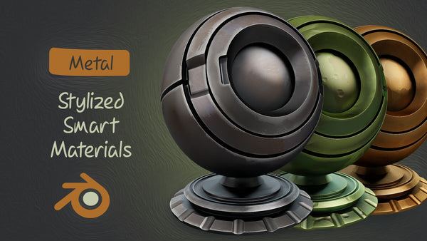 Stylized Smart Materials for Blender | Metal