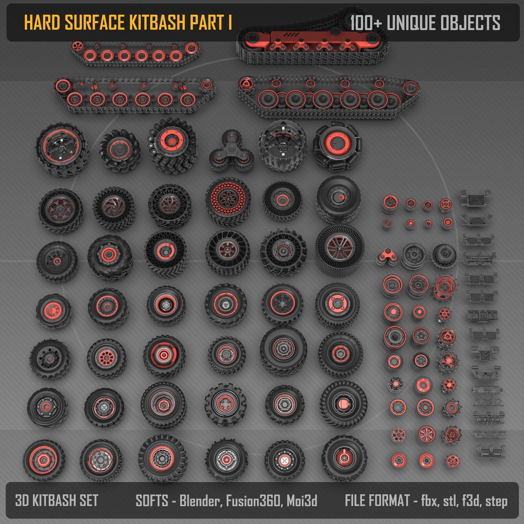 Hard Surface Kitbash Part I