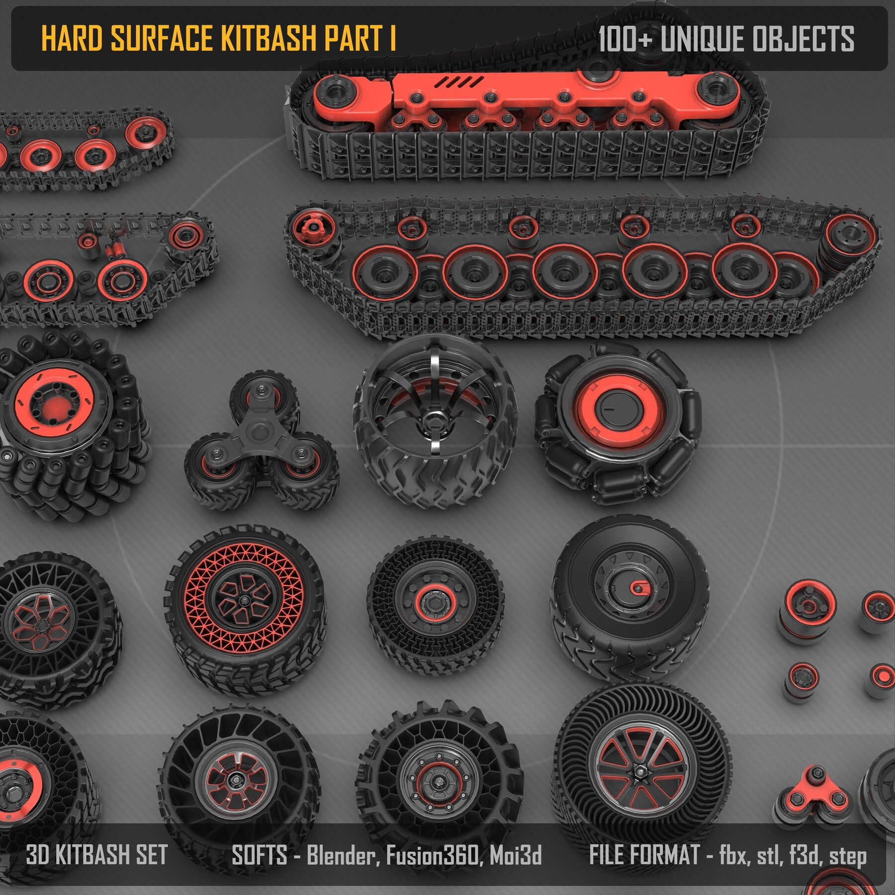 Hard Surface Kitbash Part I