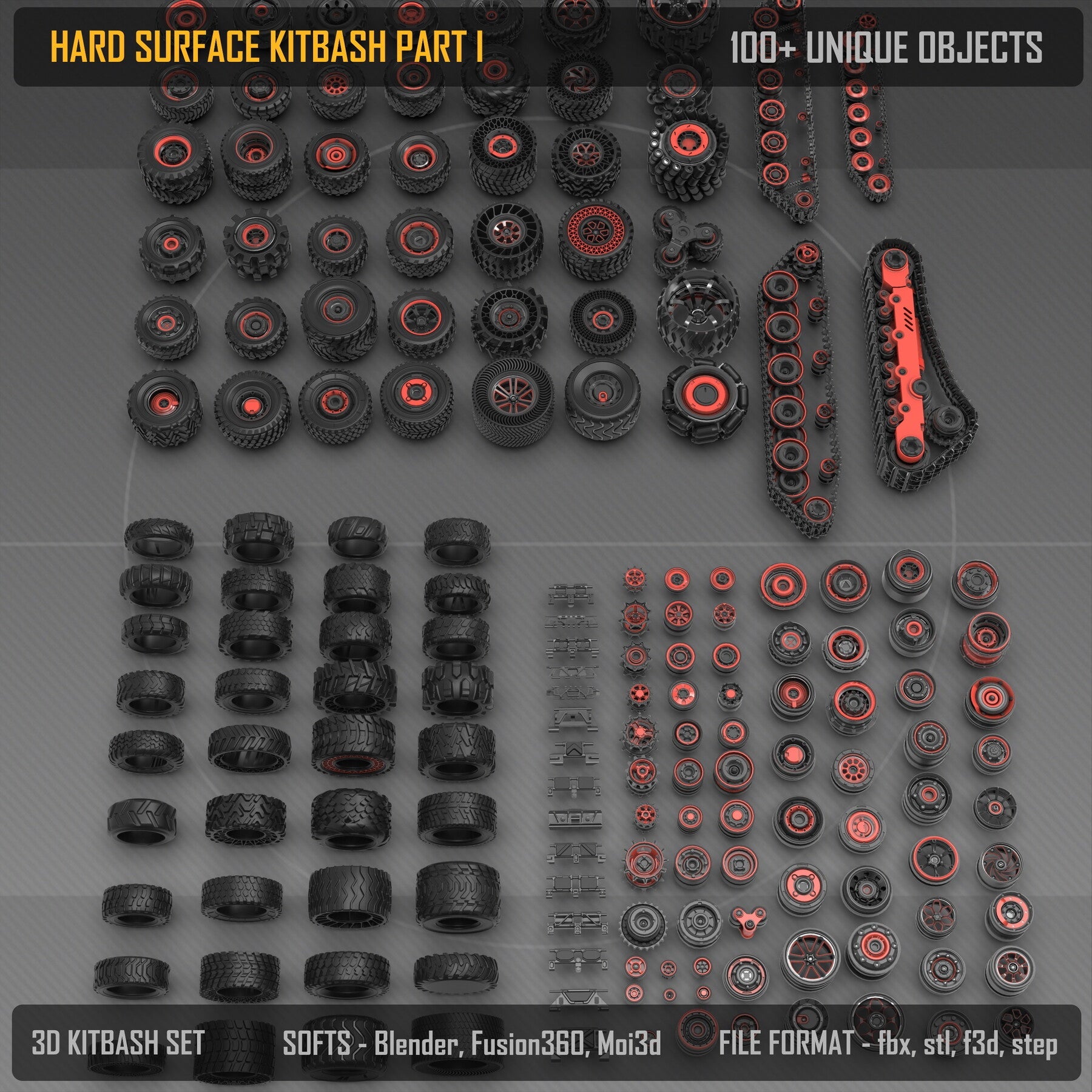 Hard Surface Kitbash Part I