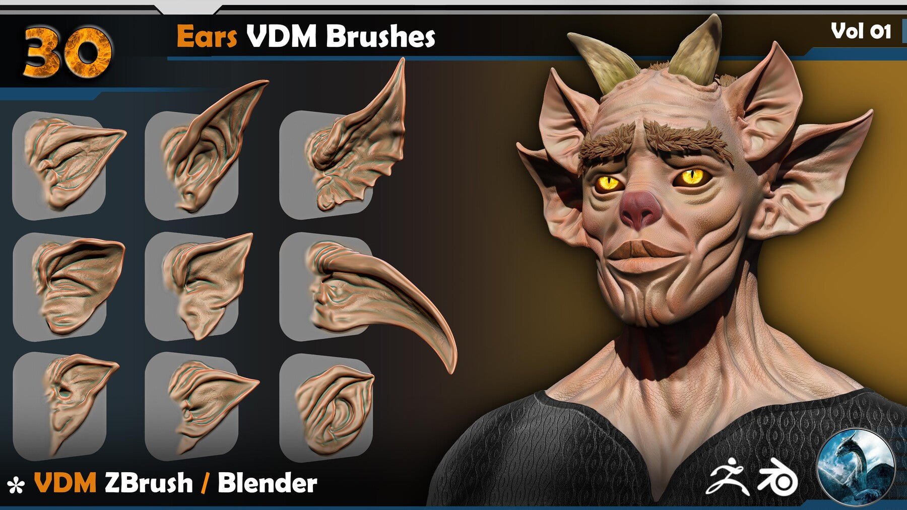 Ears VDM Brushes Vol 01