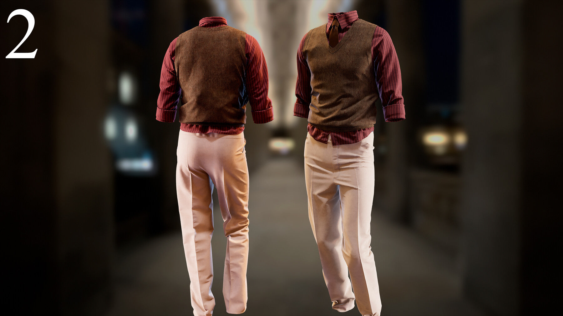 5 Classic Outfits Set For Men ( Marvelous / Clo3d project ) + FBX + OBJ (vol.02)