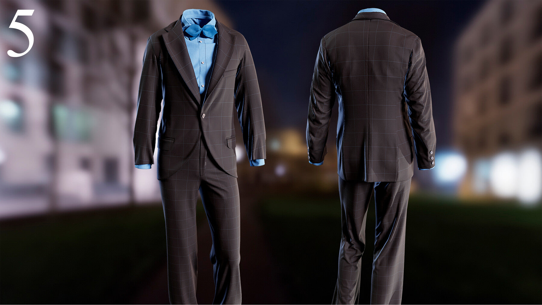 5 Classic Outfits Set For Men ( Marvelous / Clo3d project ) + FBX + OBJ (vol.02)