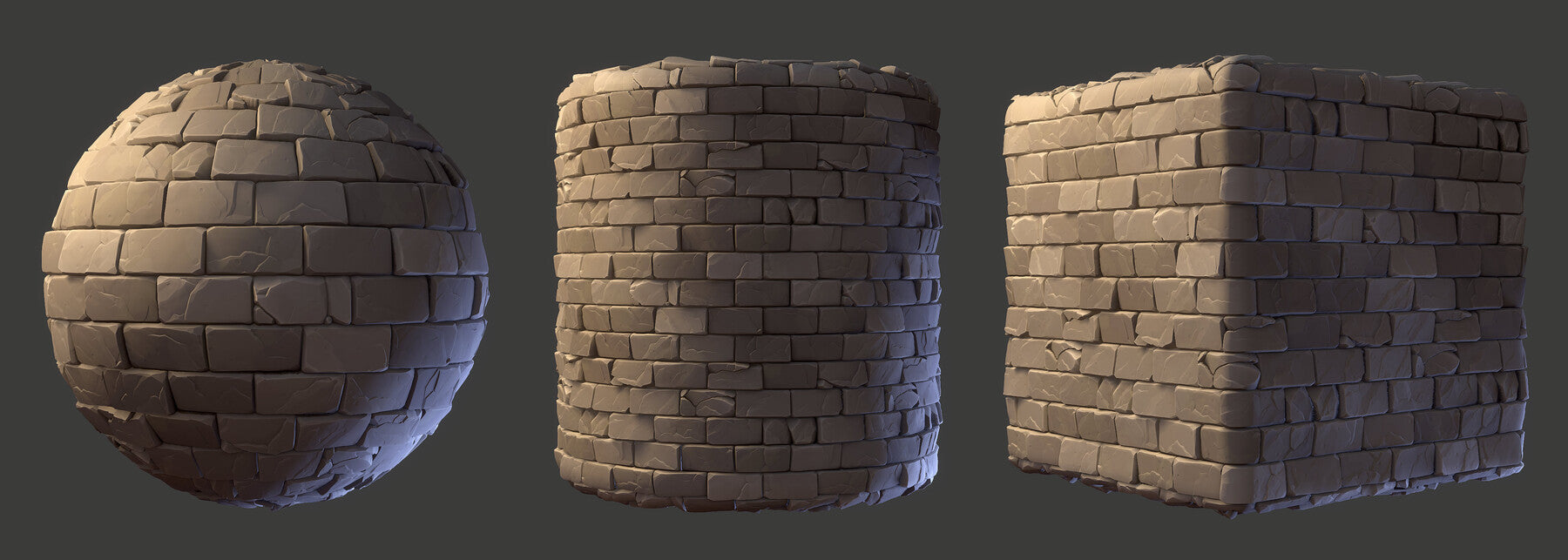 Stylized Brick Wall - Substance 3D Designer