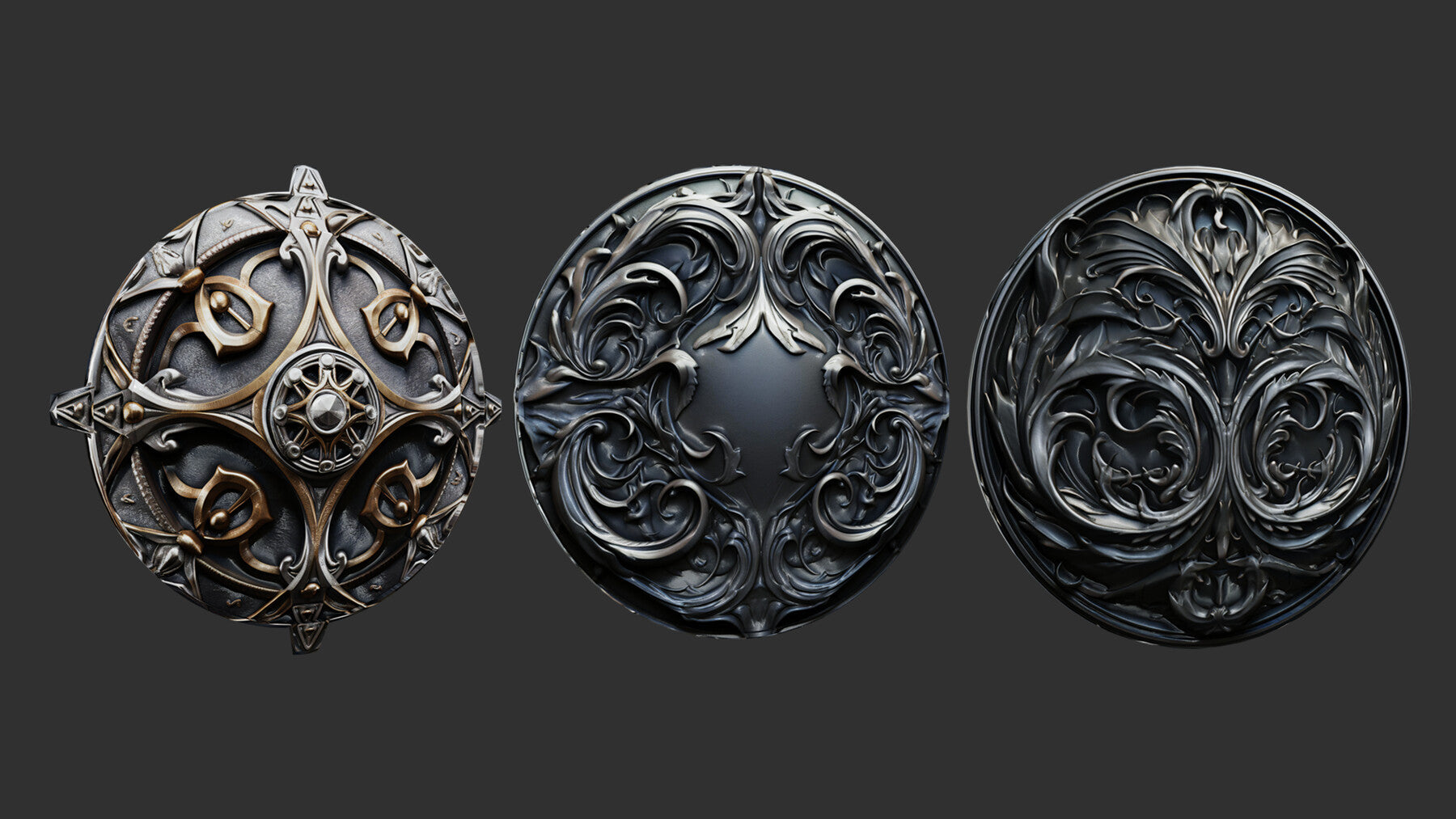 Alma Game Ready Shield Assets - Clean Topology - Clean Uv's - 50% Discount For This Week