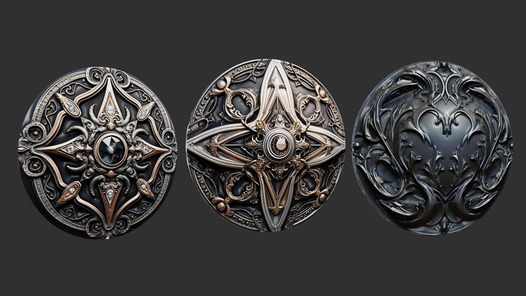 Alma Game Ready Shield Assets - Clean Topology - Clean Uv's - 50% Discount For This Week