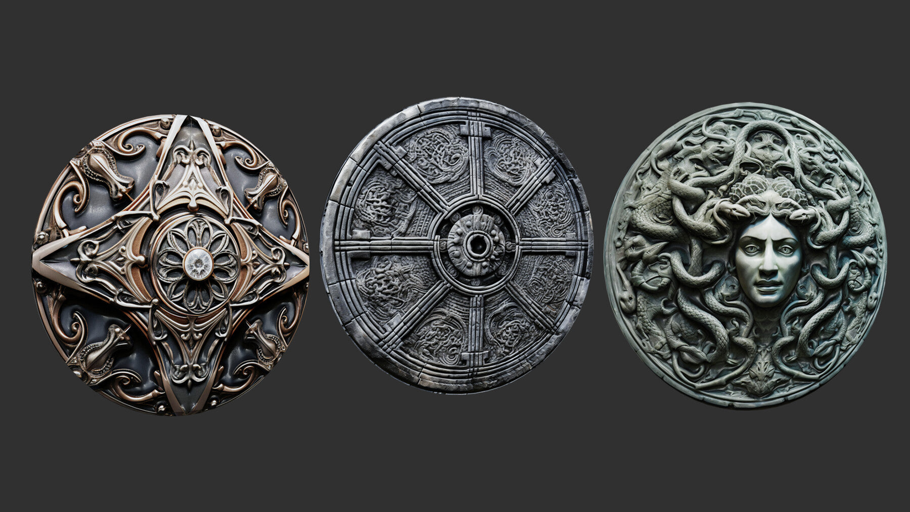 Alma Game Ready Shield Assets - Clean Topology - Clean Uv's - 50% Discount For This Week