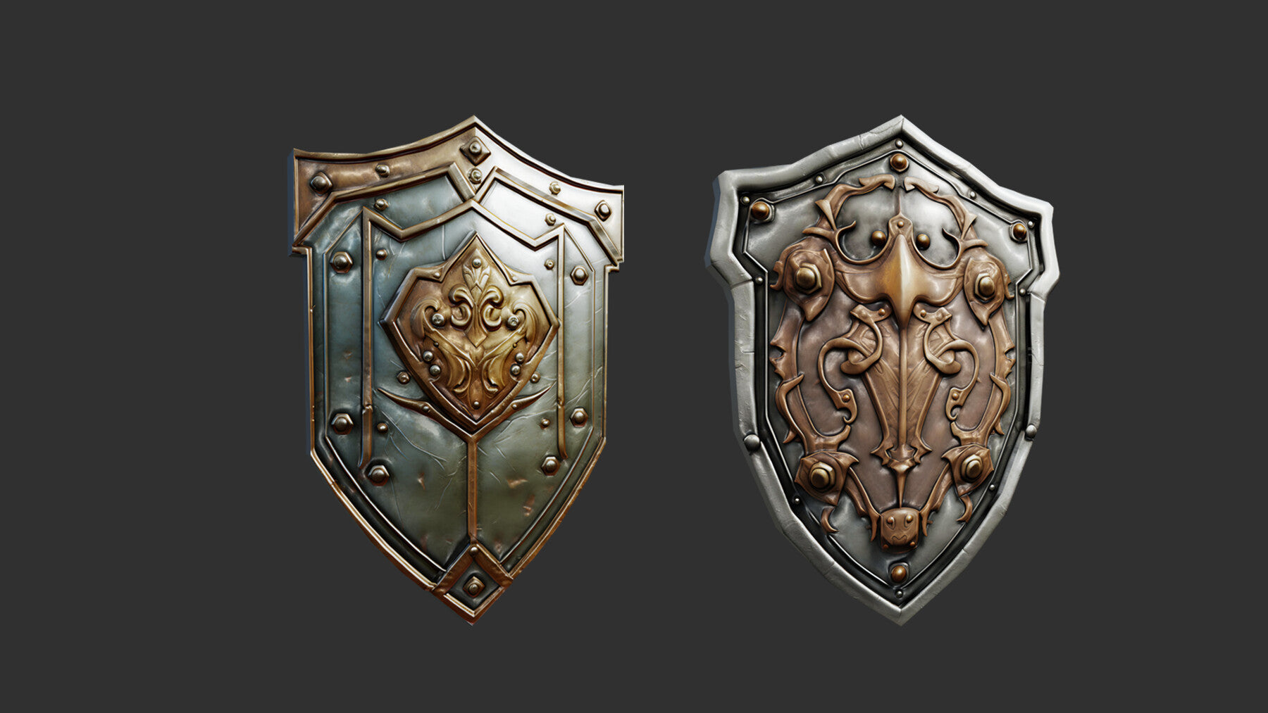 Alma Game Ready Shield Assets - Clean Topology - Clean Uv's - 50% Discount For This Week