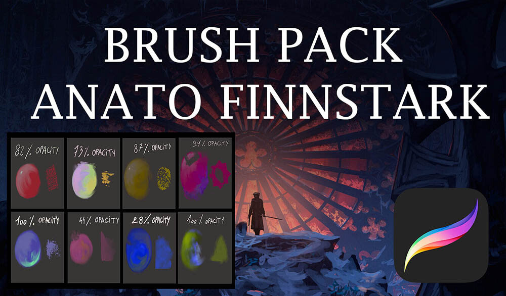 Complete Brush Pack Photoshop/Procreate 2023 with Timelapse Bonus