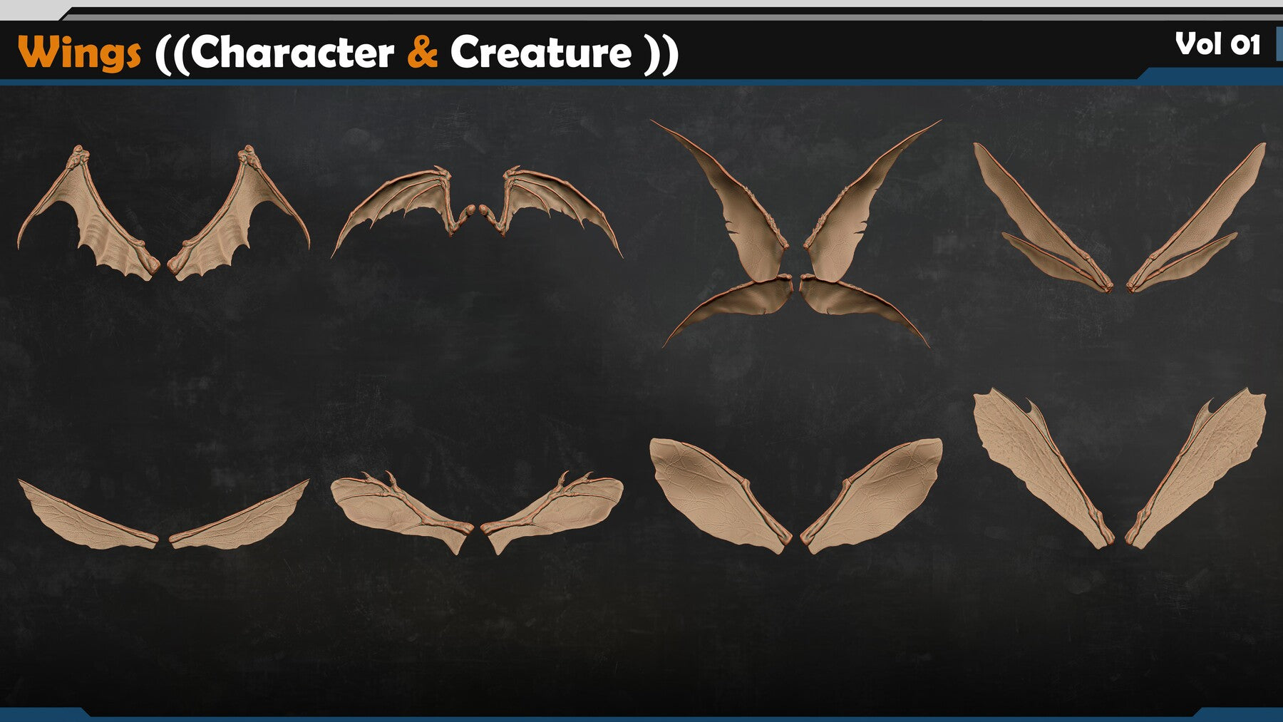 Wings ((Character & Creature)) Vol 01