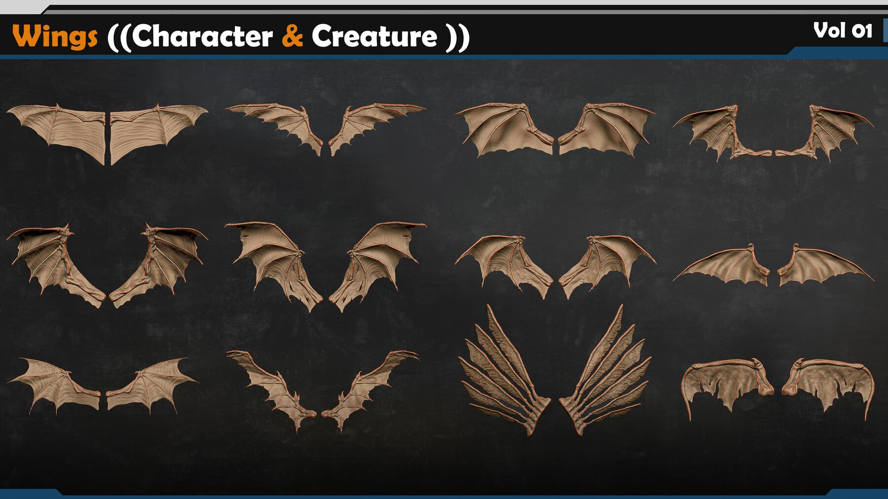 Wings ((Character & Creature)) Vol 01