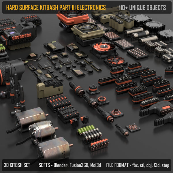 Hard Surface Kitbash Part 3