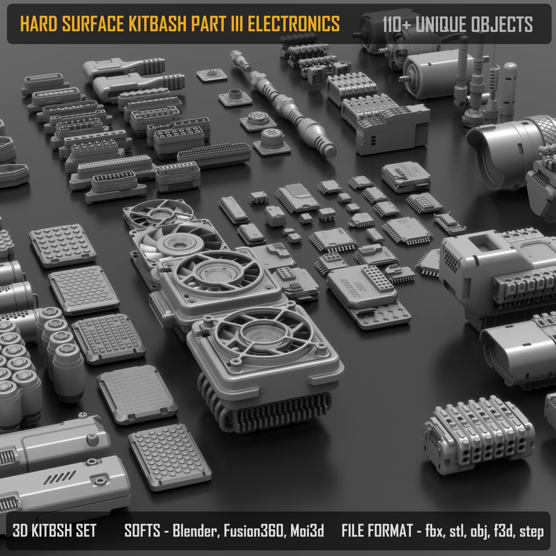 Hard Surface Kitbash Part 3