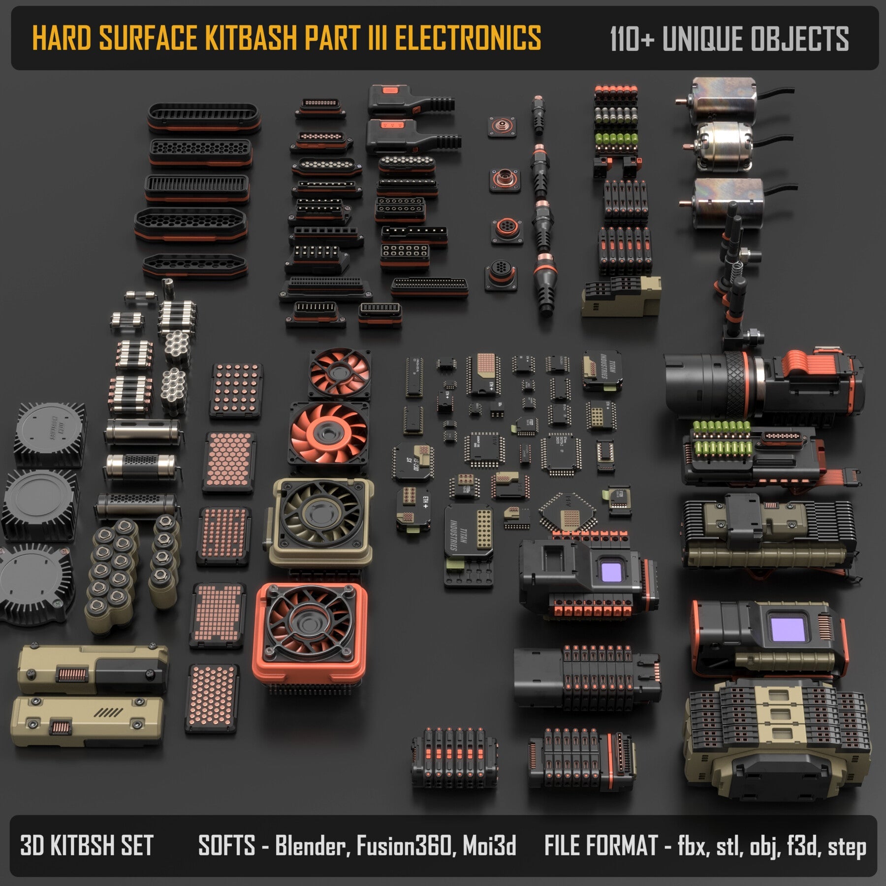 Hard Surface Kitbash Part 3