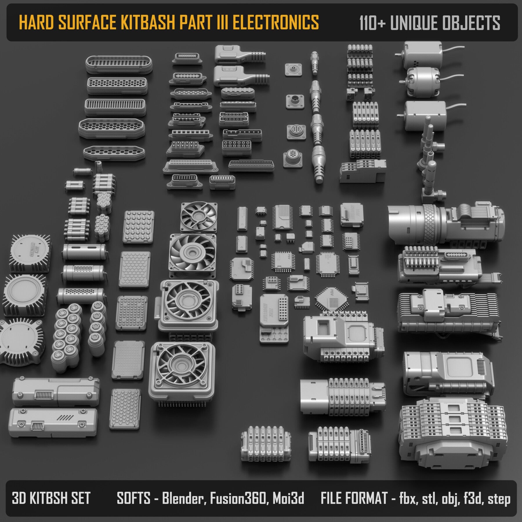 Hard Surface Kitbash Part 3